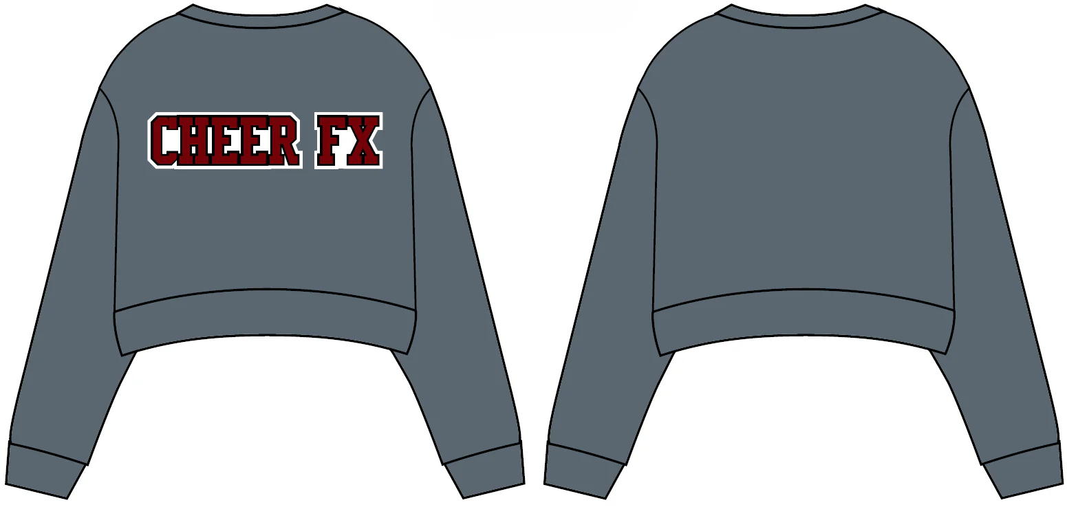 Cheer FX - Omega Oversized Crop Sweatshirt - Image 3