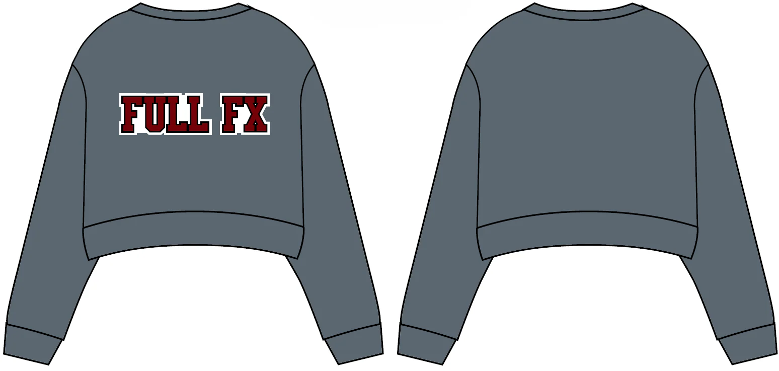 Cheer FX - Omega Oversized Crop Sweatshirt | FULL FX - Image 3