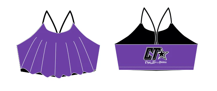 Cheer Trixx Athletics Ruffle Swim Top - Image 3