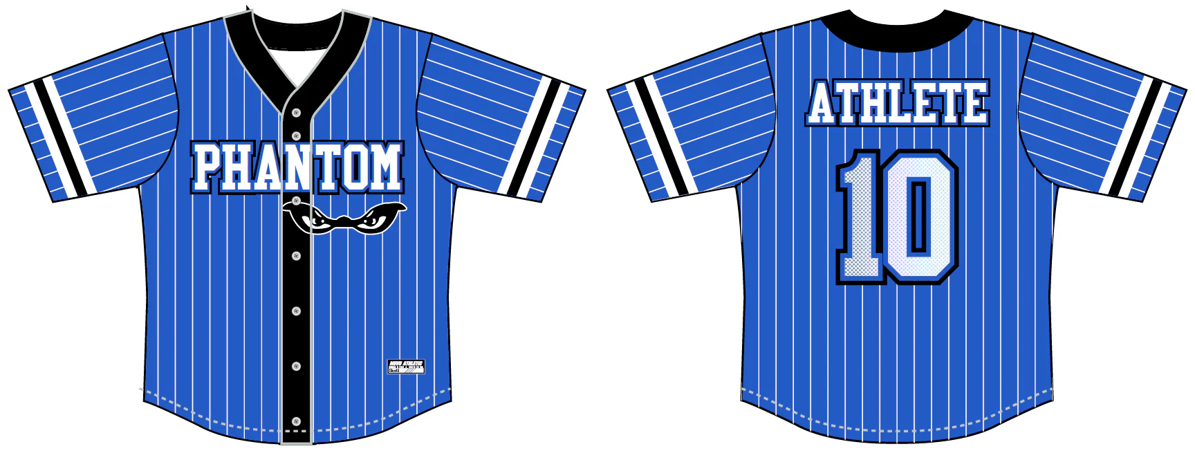 Phantom - Full Button Baseball Jersey - Image 3