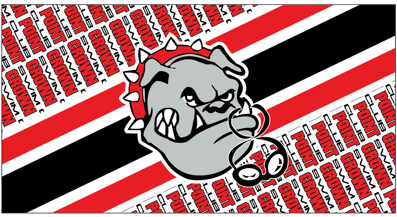 Crown Point Swim Club - Shammy Beach Towel - Image 3