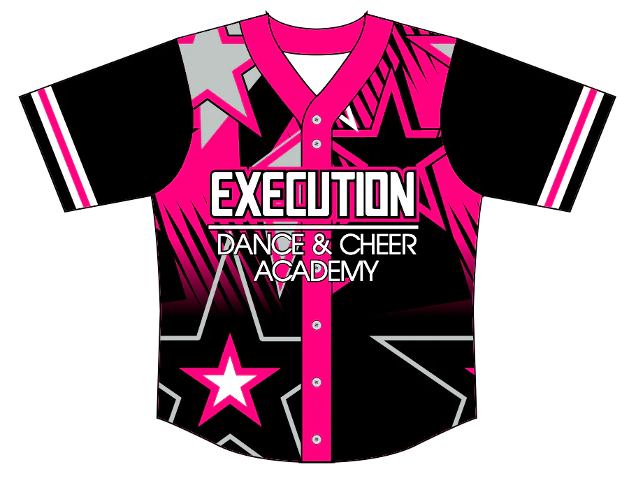 EDCA  - Full Button Baseball Jersey