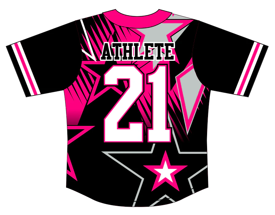 EDCA  - Full Button Baseball Jersey - Image 2