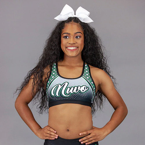 Famous Houston Sports Bra in Green