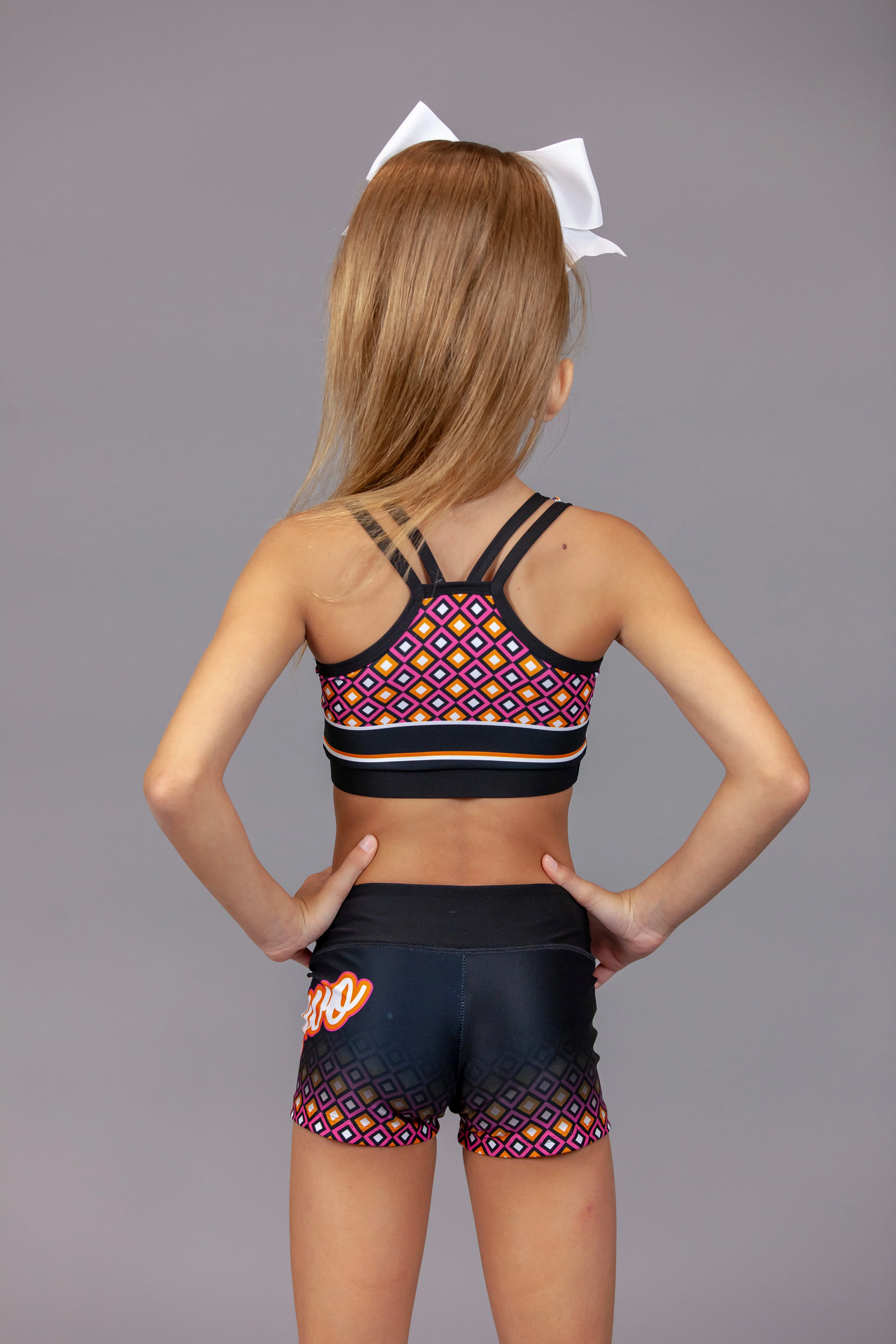 Famous Houston Sports Bra in Orange - Image 2