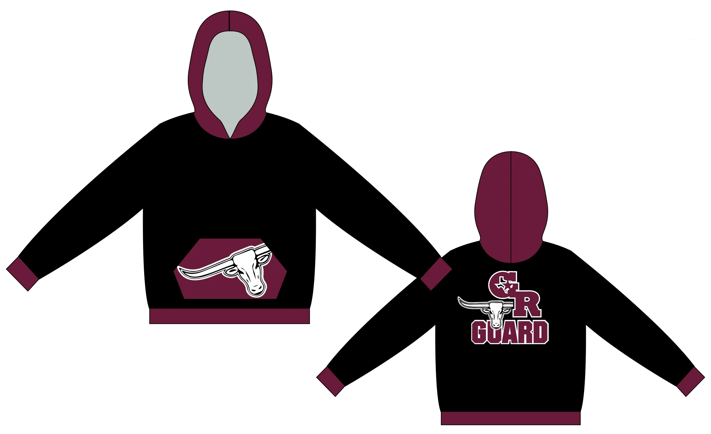 GRHS Band Legend Hooded Sweatshirt - Image 2