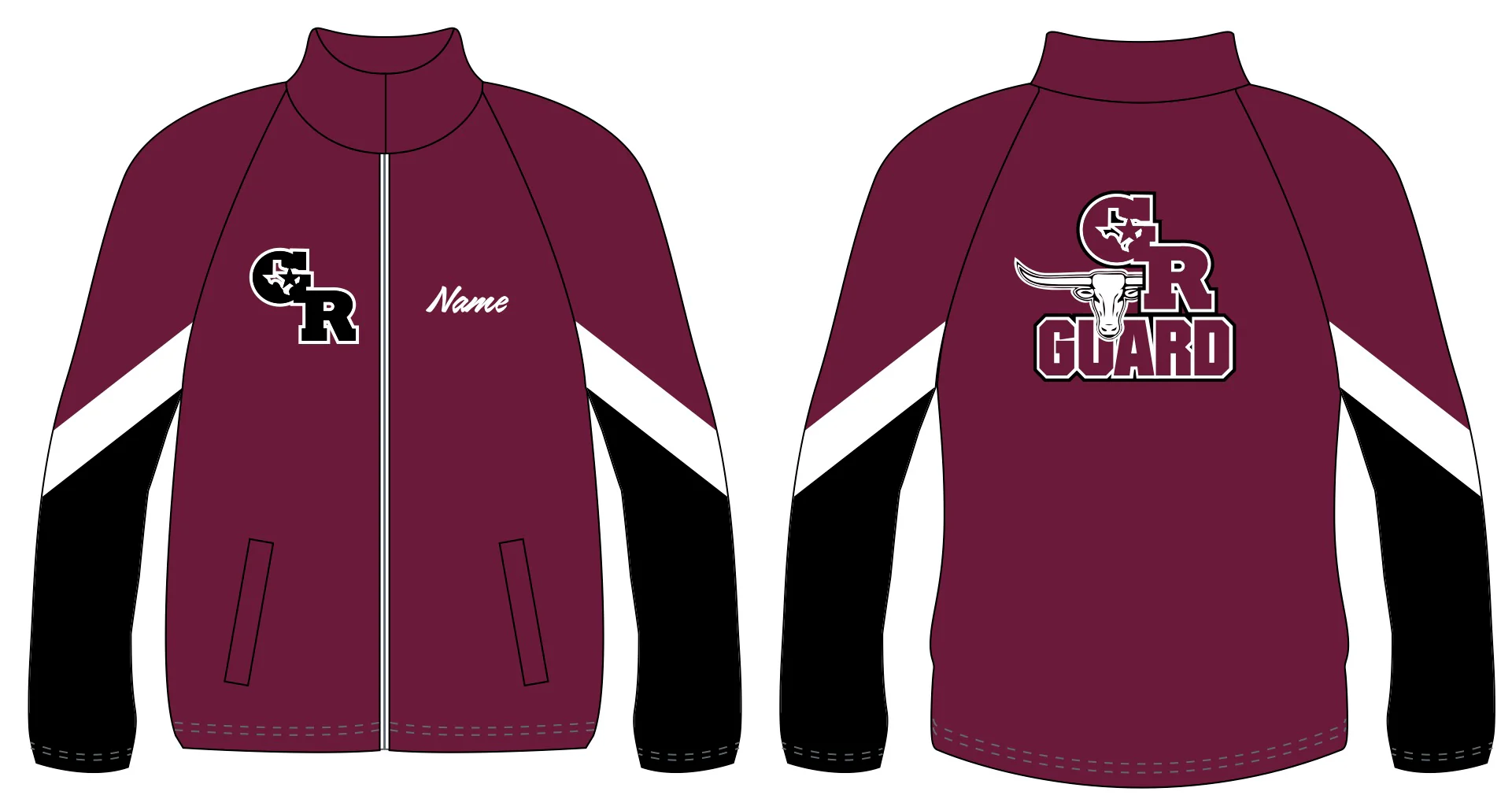 GRHS Band Stadium Style Warm-Up Jacket