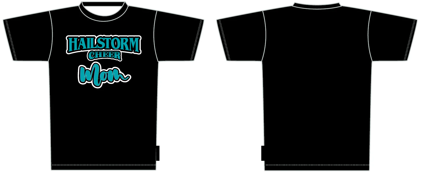 Hailstorm - Athletic Tee | CHEER MOM / DAD - Image 5