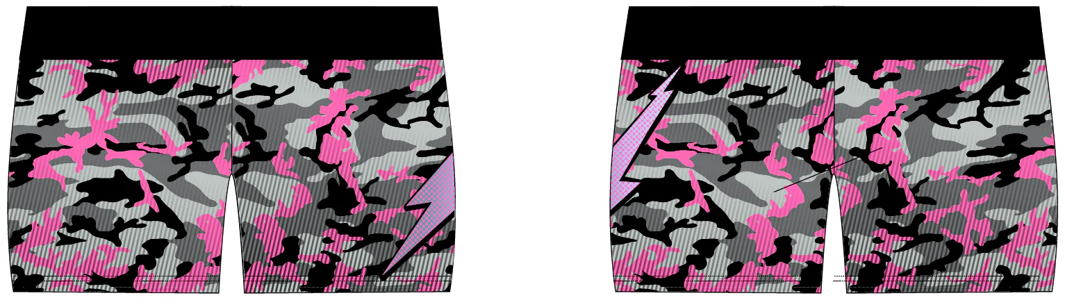 Hailstorm - Fierce Active Shorts | Pink Camo - Image 3