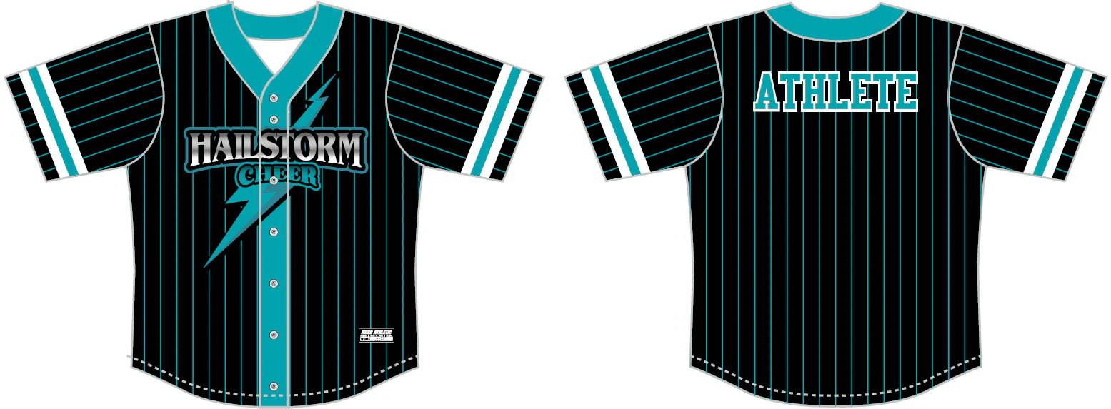 Hailstorm - Full Button Baseball Jersey - Image 3