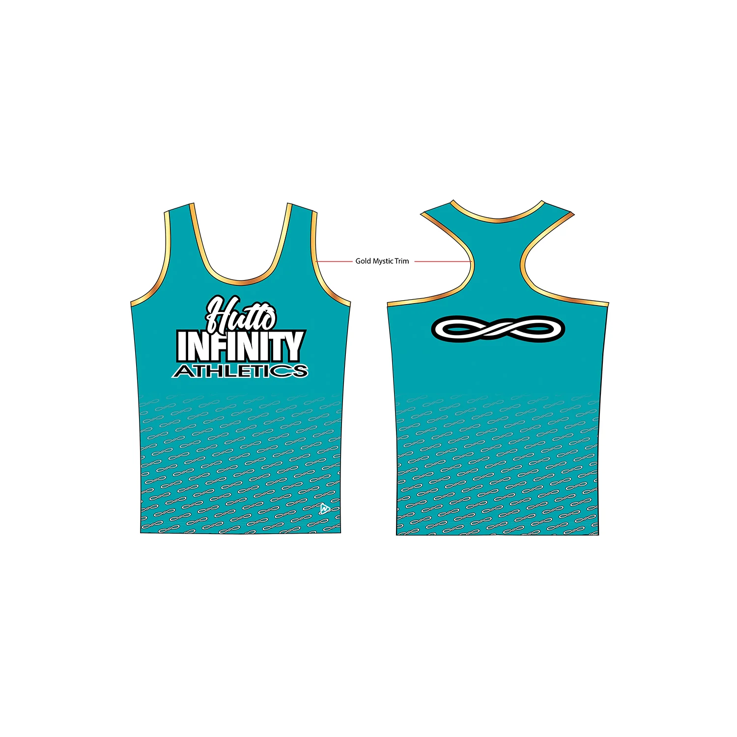 Hutto Infinity Athletics Women's Fitted Tank