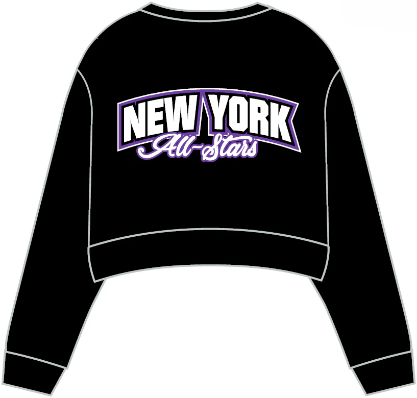 New York All-Stars - Omega Oversized Crop Sweatshirt