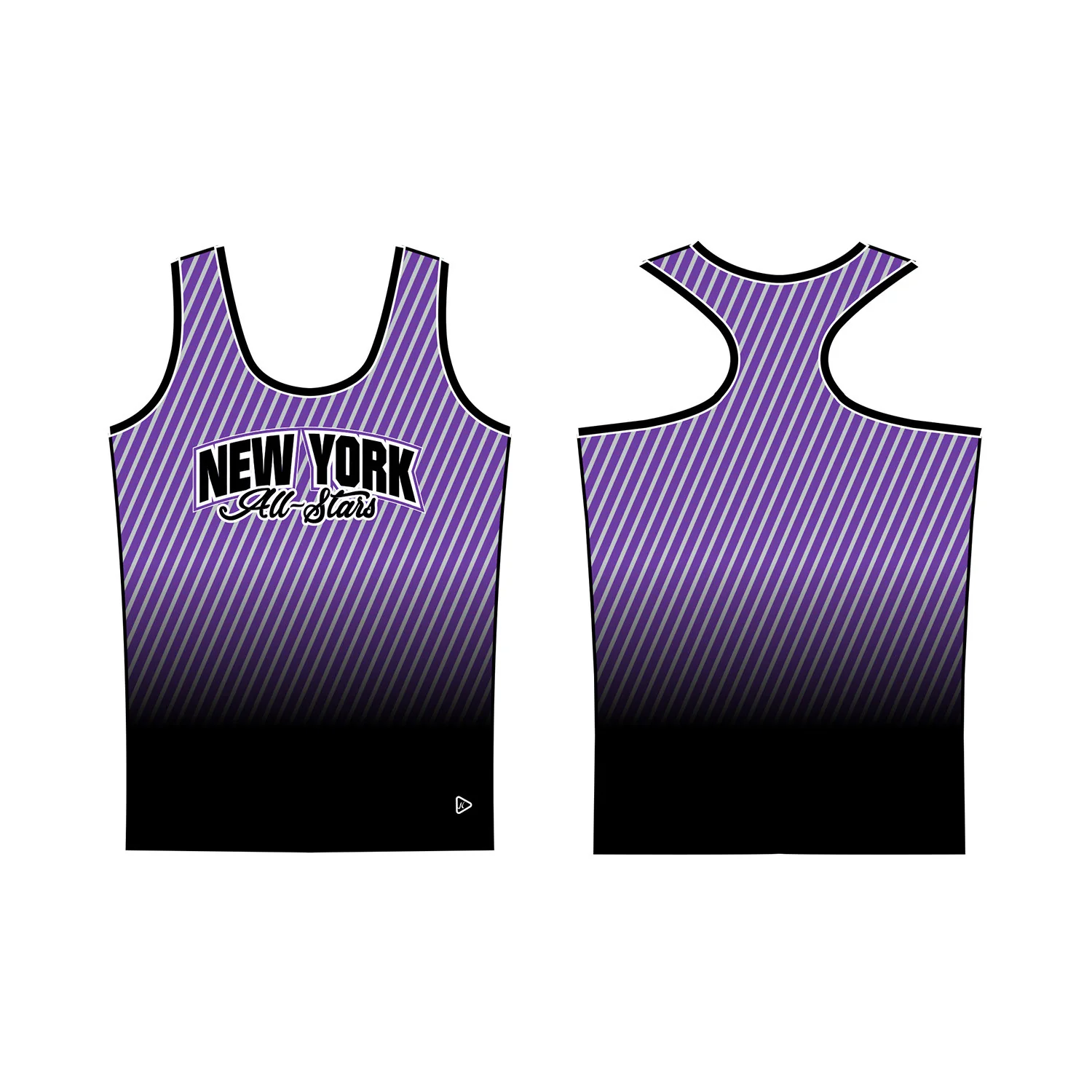 New York All-Stars Ozone Kourtney Fitted Tank