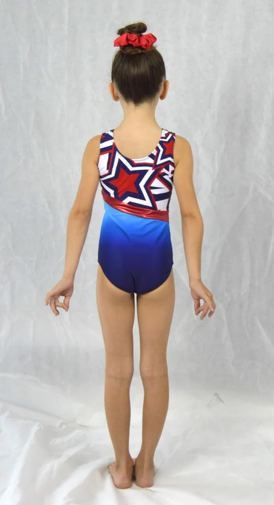 Practice Leotard | Olympic Stars & Sky - Image 2