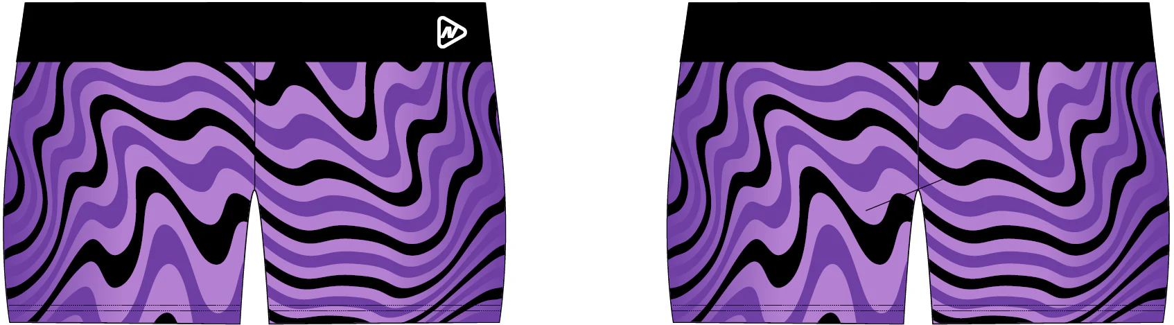 Pride - Fierce Active Shorts | Purple - Image 3
