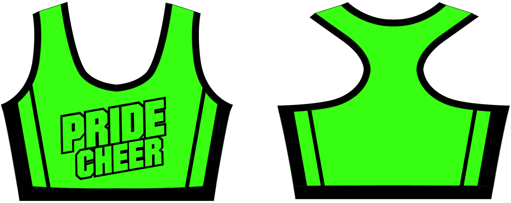 Pride - Kourtney Sports Bra | Neon - Image 3