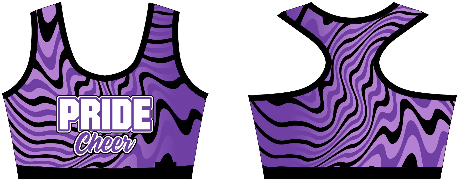 Pride - Kourtney Sports Bra | Purple - Image 3