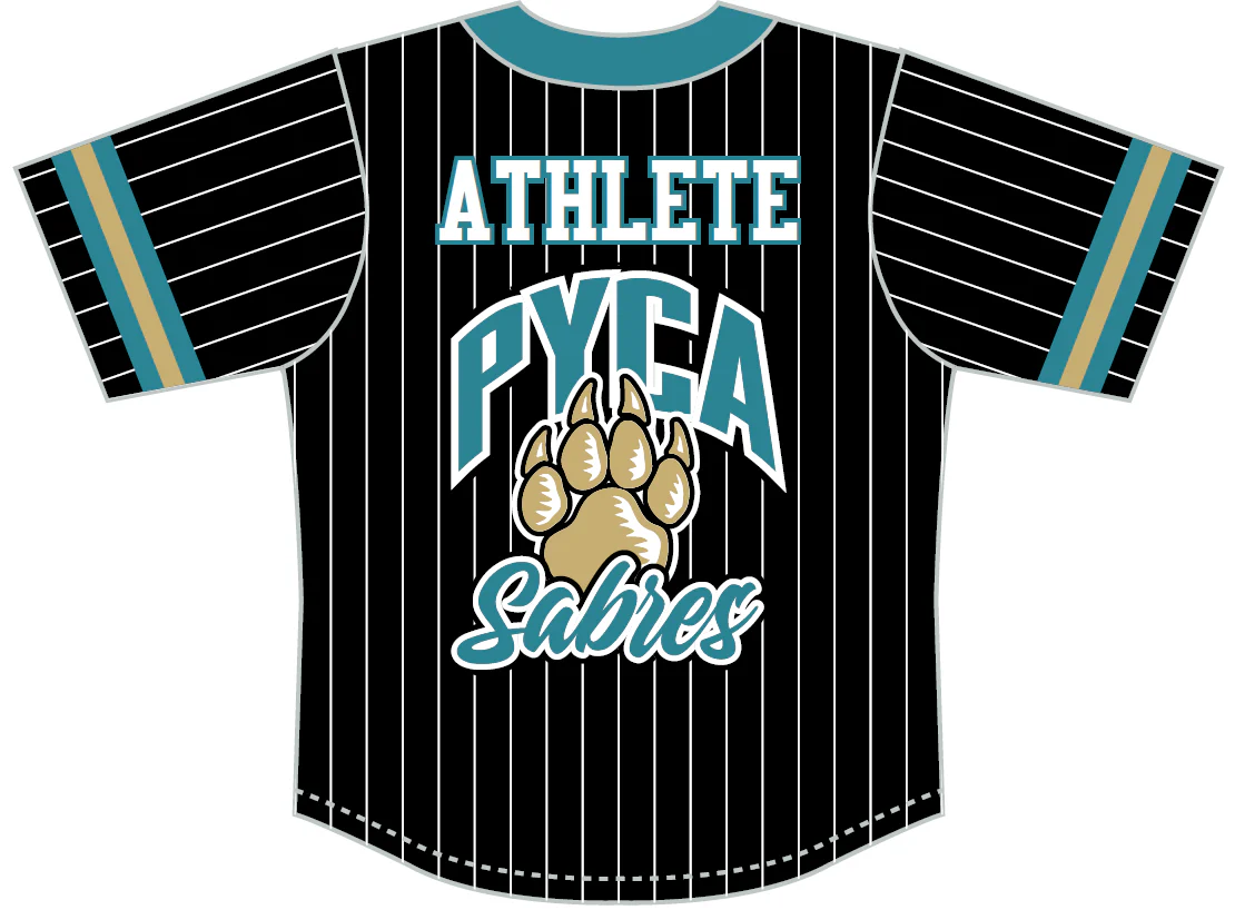 PYCA - Full Button Baseball Jersey - Image 2