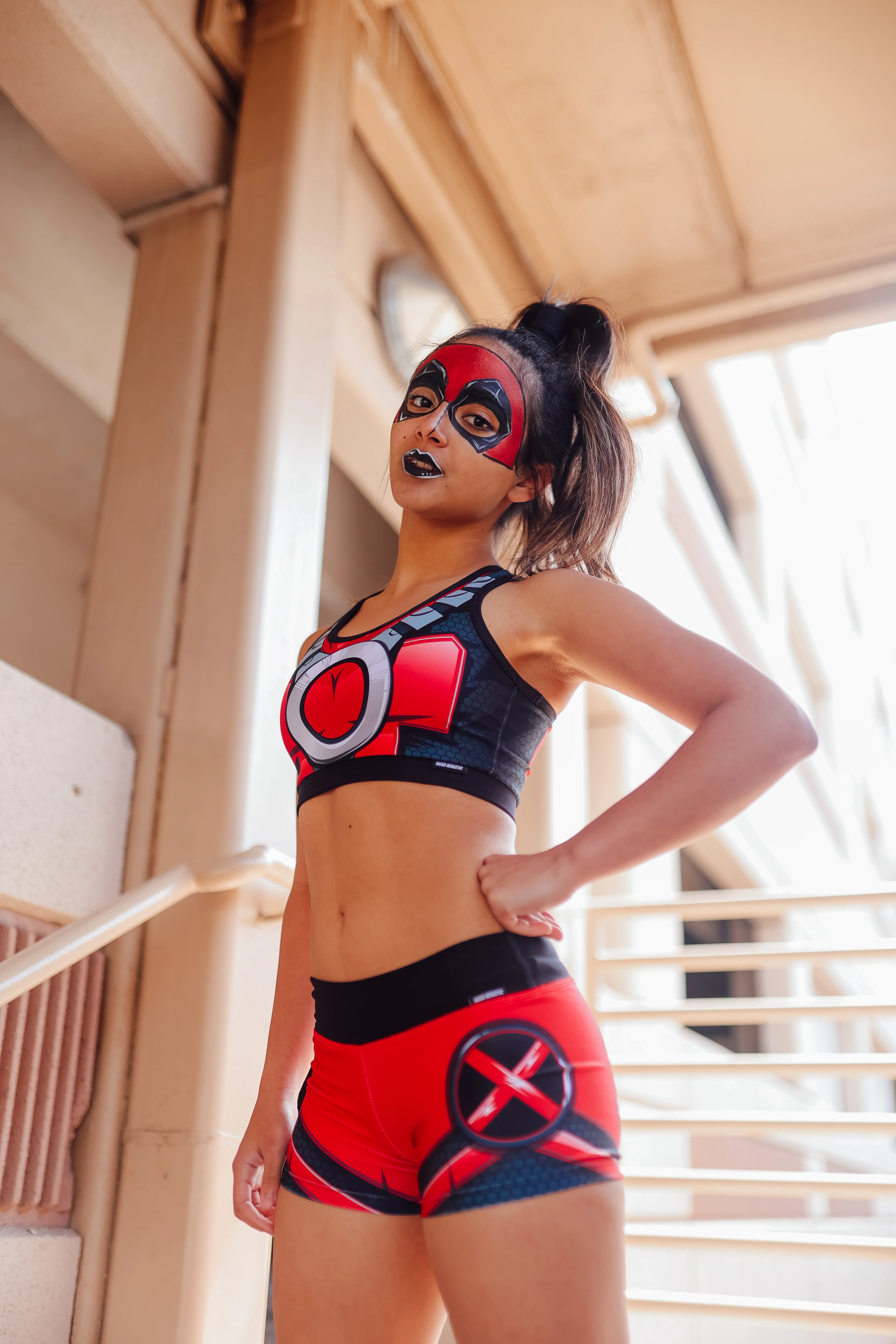 RED NINJA - Fierce Active Shorts - Image 3