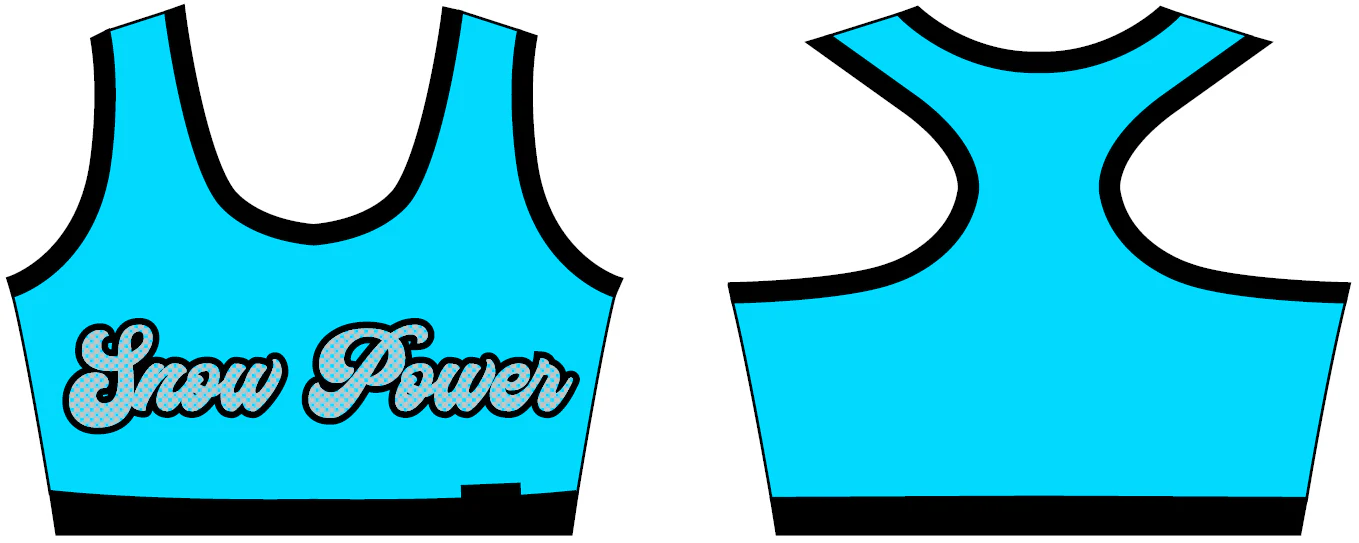 Snow Power - Kourtney Sports Bra - Image 3