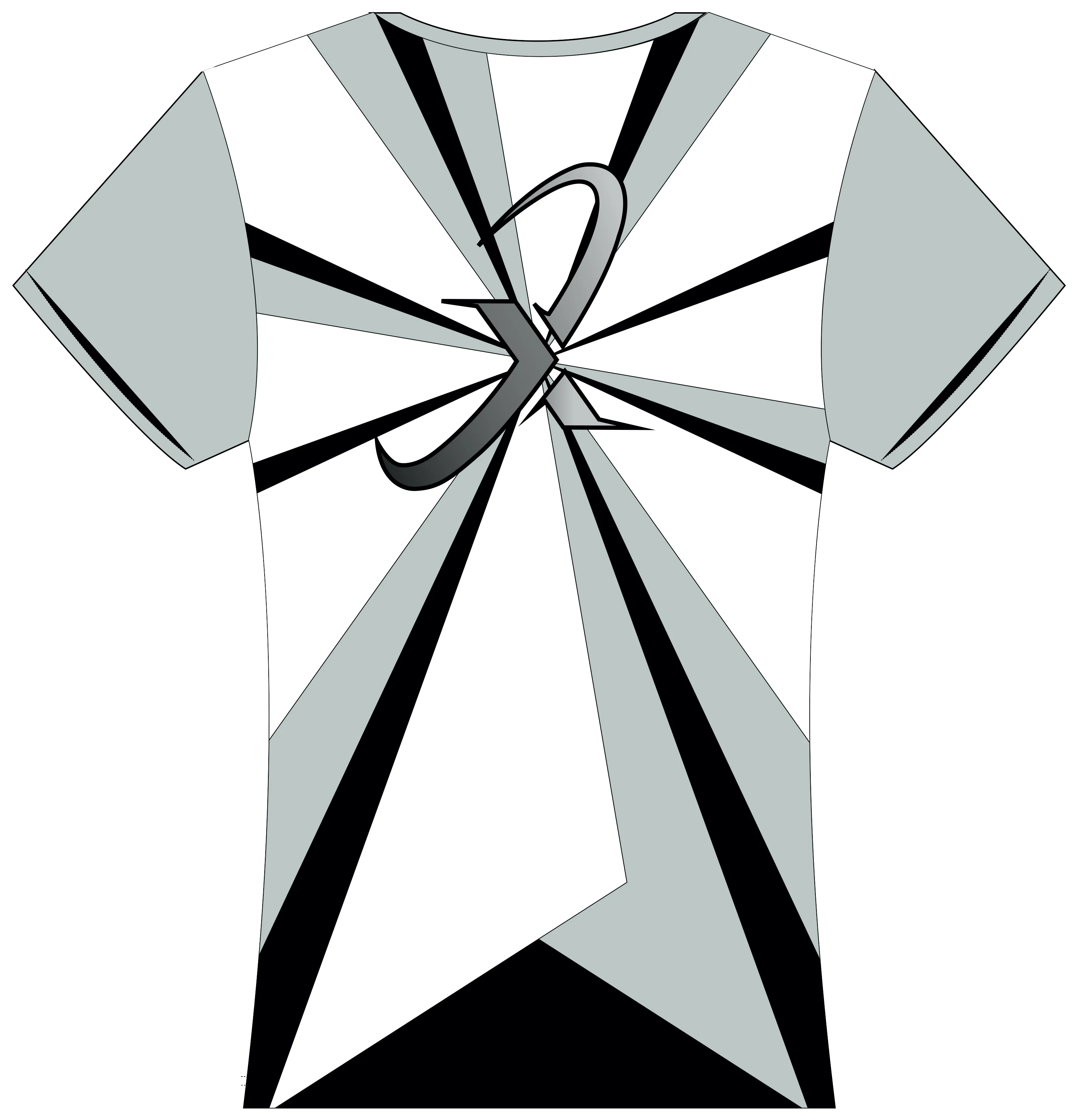 Southern Maine Extreme V-Neck Athletic Tee - Image 2
