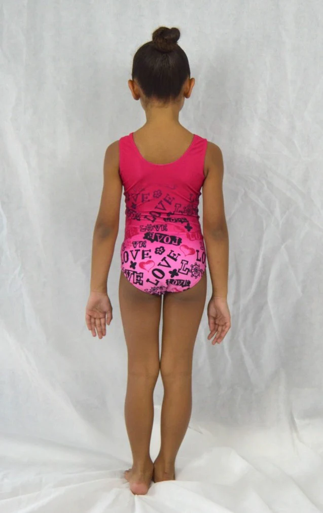 Practice Leotard | Sweet & Sassy Pink Love - Image 4
