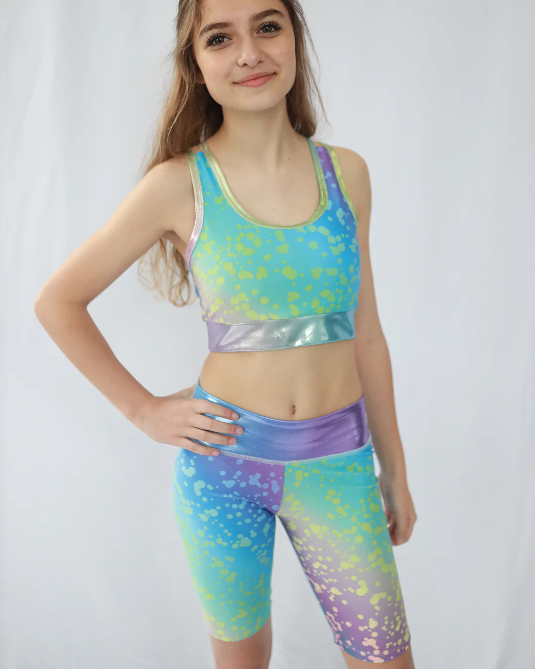 Unicorn Dreams Barcelona Biker Shorts - Image 3