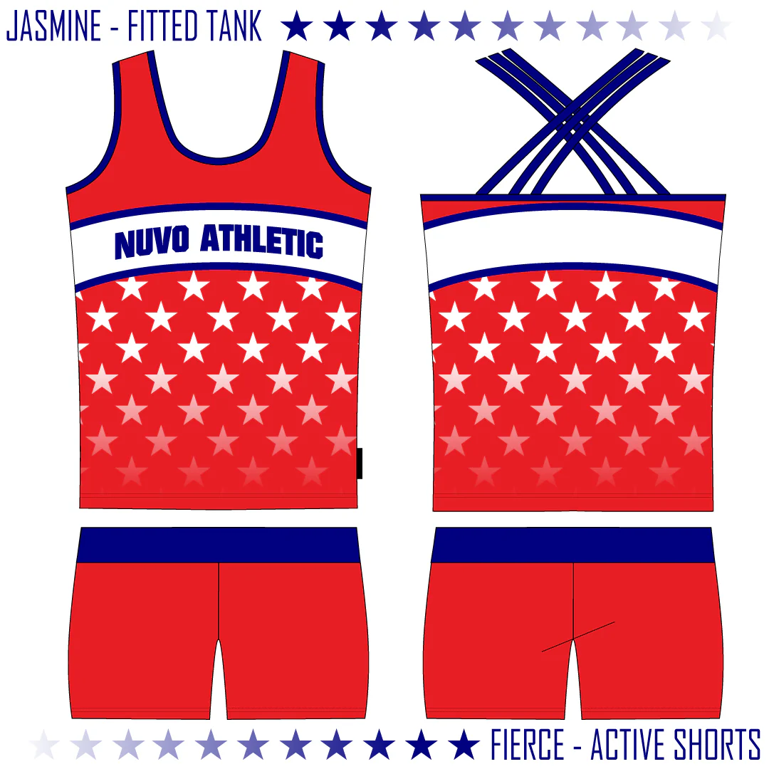 USA Jasmine Fitted Tank - Image 2
