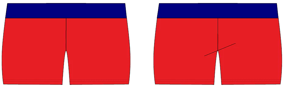 USA Red Fierce Active Shorts