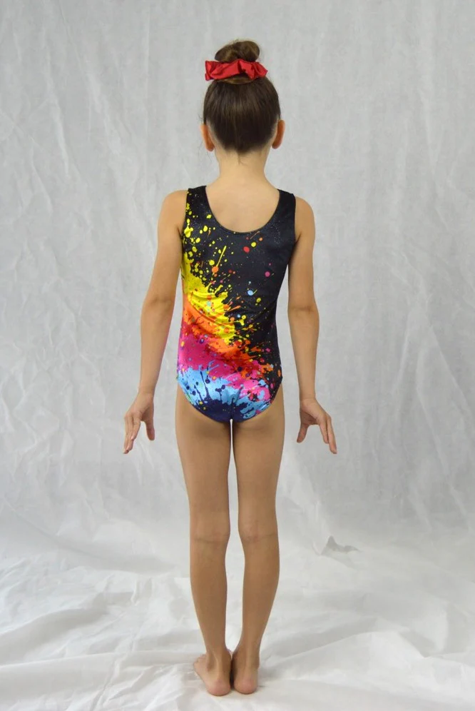 Practice Leotard | Velvet Paint Splatter - Image 2